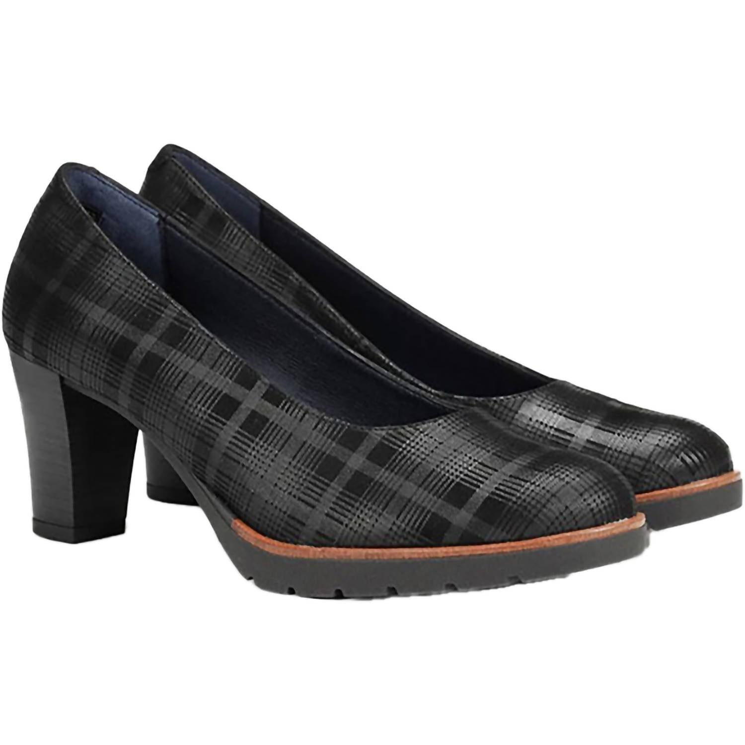 Dorking By Fluchos - Women's Opium Leather Heeled Pumps