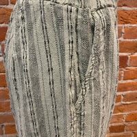 Cut Loose - Women's Easy Crop Linen Stripe Pants