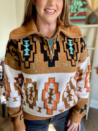 Bibi - The Rowdy Aztec Sweater