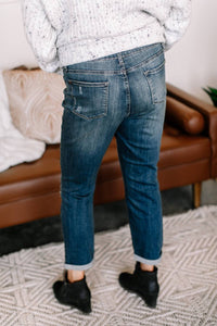 Judy Blue - Patch Things Up Destroyed Knee Boyfriend Jean