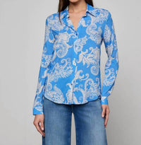 L'Agence - Women's Holly Long Sleeve Blouse
