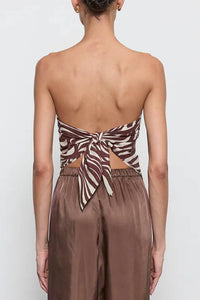 Enza Costa - Strapless Scarf Top