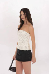 Lucy In The Sky - Polka Dot Tube Top