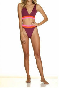 Maaji - Sienna High Waist Banded Bikini Bottom