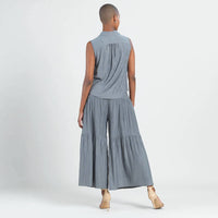 Clara Sunwoo - Sleeveless Button Down Tie Hem Top
