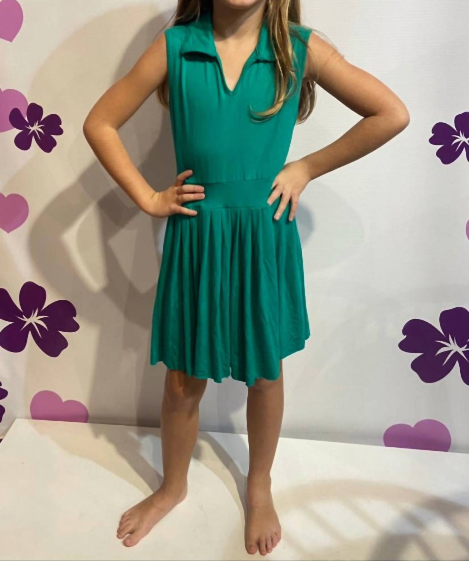 Girls Kelly Pleated Skirt Dress