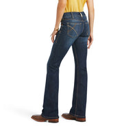ARIAT Real Mid Rise Arrow Vicky Bootcut Jean in burbank - women's jeans - detail view