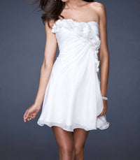 La Femme - Strapless Mini Dress