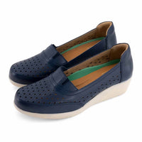 Andrea - Women's Wedge Loafer Leather