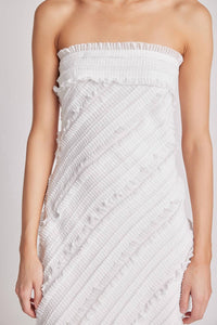 Endless Rose - Strapless Ruffled Maxi Dress