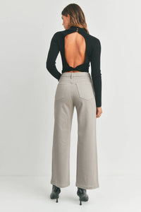 Just Black Denim - High Rise Wide Leg Denim