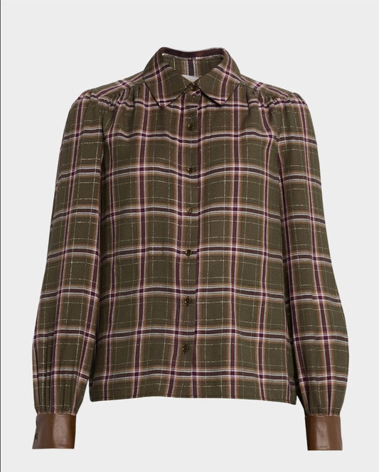 Ramy Brook - Jeremy Taylor Plaid Blouse