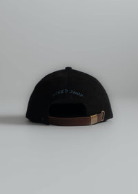 Iron & Resin Men's Speed Shop Hat in black - men's hat - detail view