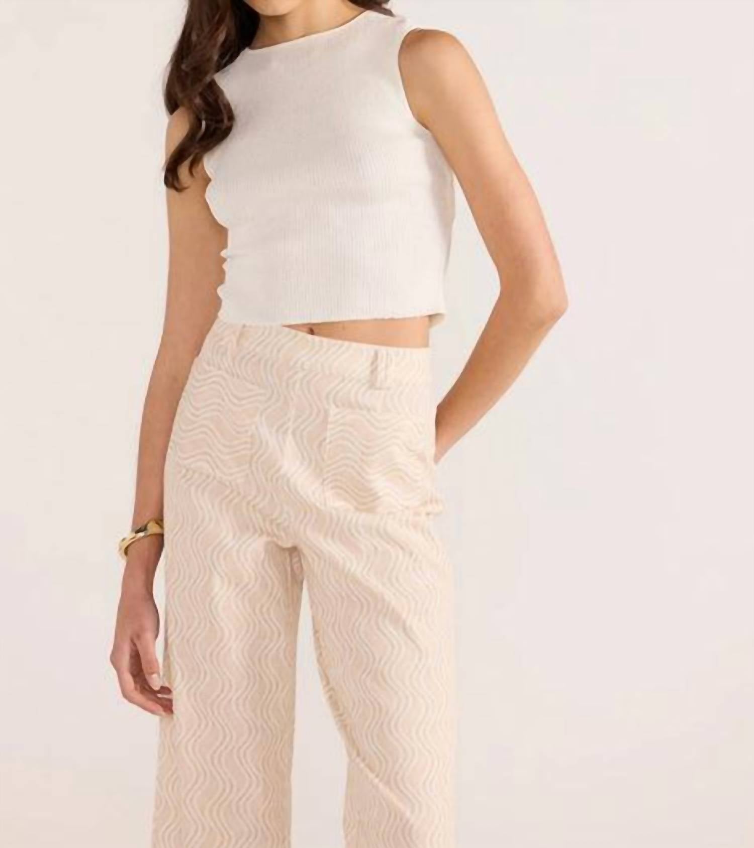 Minkpink - Claire Knit Crop Top