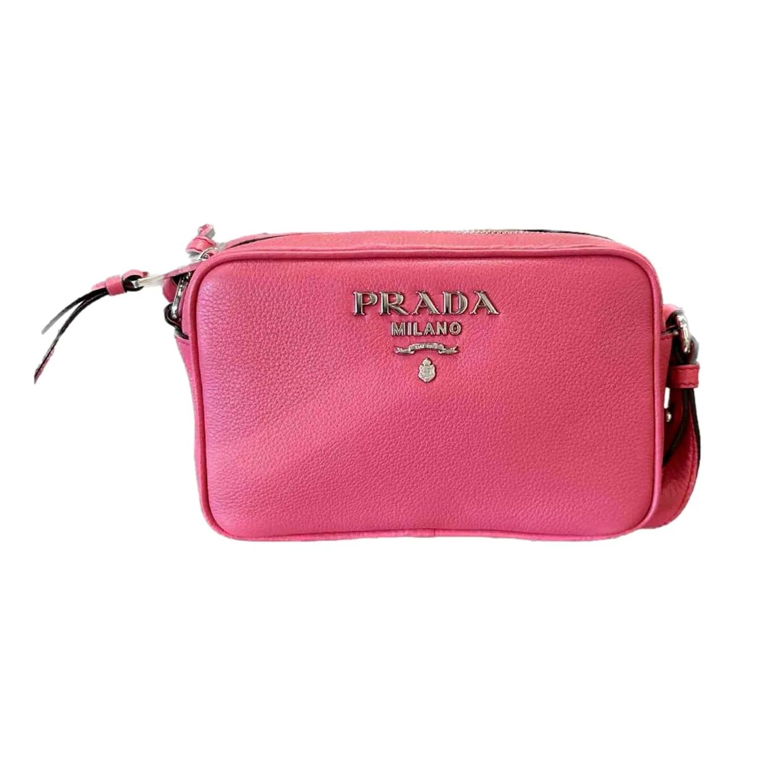 Prada - Women's Vitello Phenix Leather Small Camera Crossbody Bag