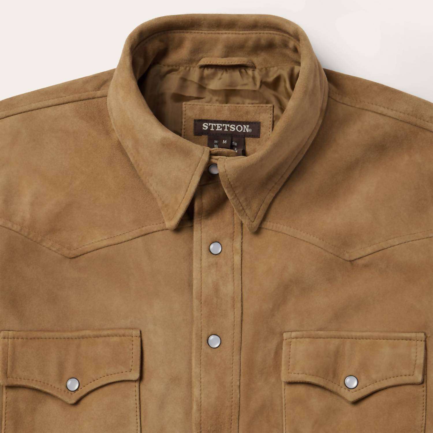 Stetson - Men's Suede Leather Shirt Jacket