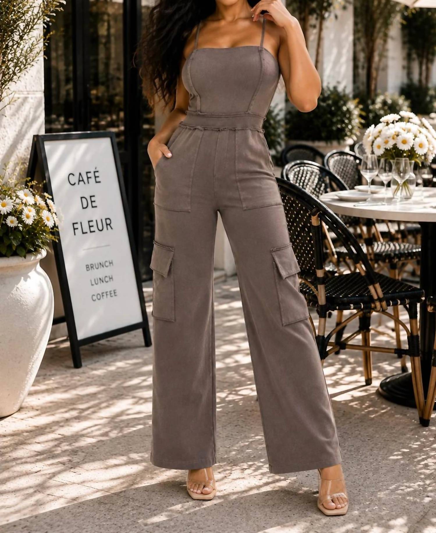 Surelymine - After Midnight Cargo Jumpsuit