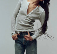 The Great. - Baby Rib Henley Top