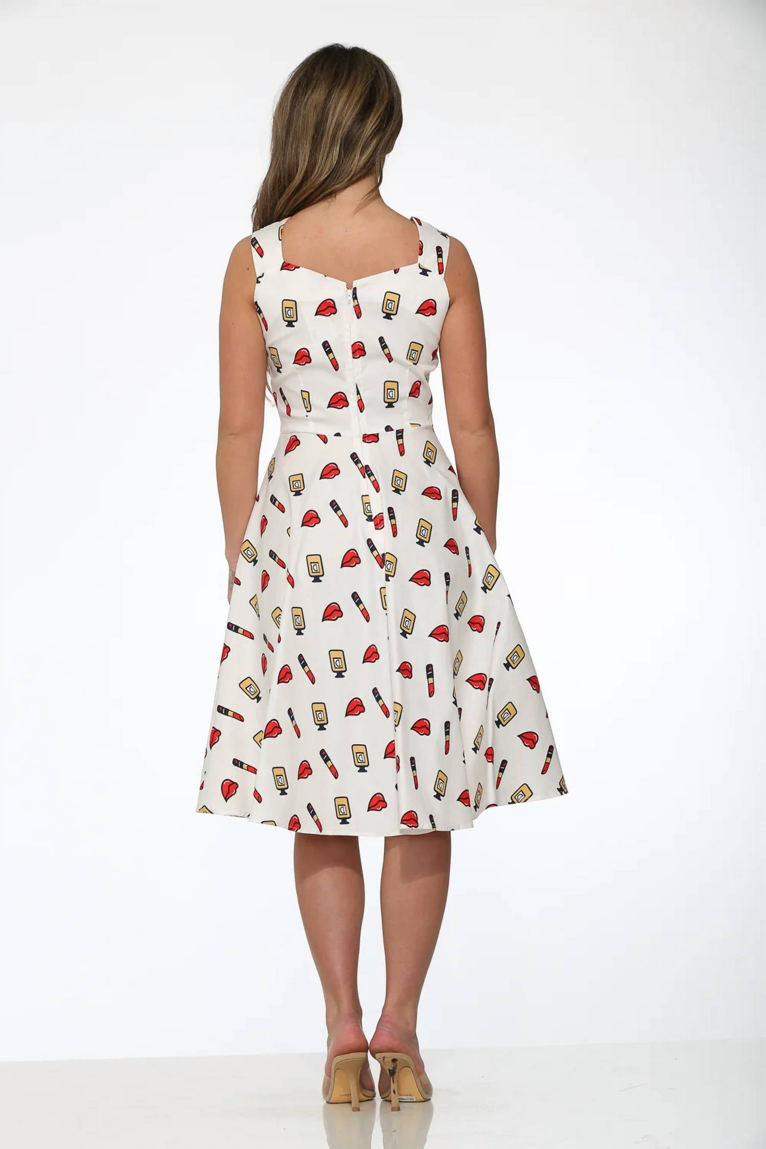 Orchid Bloom - Midi Swing Dress