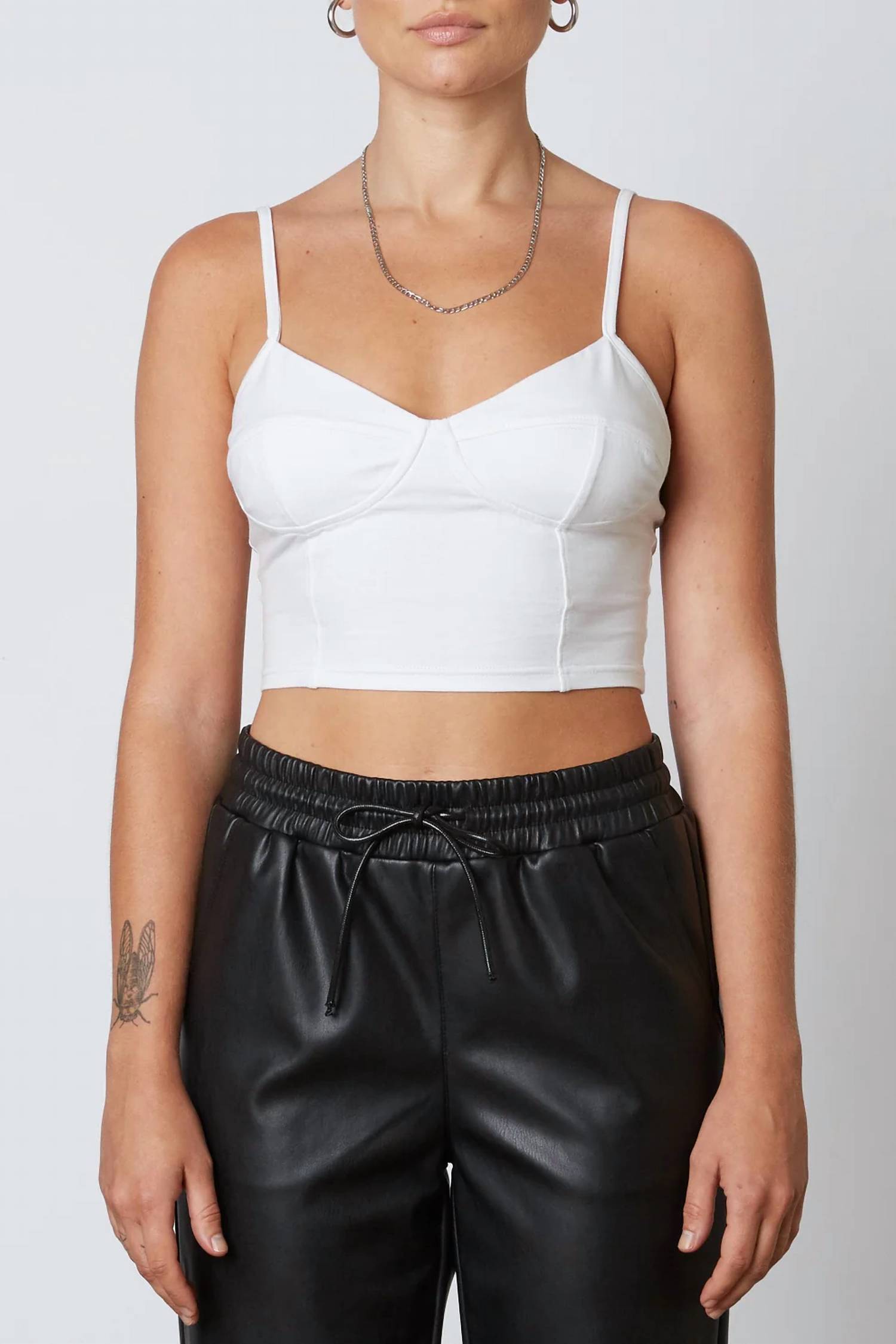 Nia - Jersey Bustier Top
