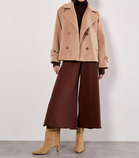 Apricot - Tailored Short Trench Jacket