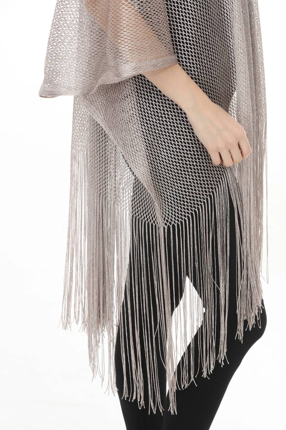 Joseph Ribkoff - Fringe Open Stitch Longline Cover-up