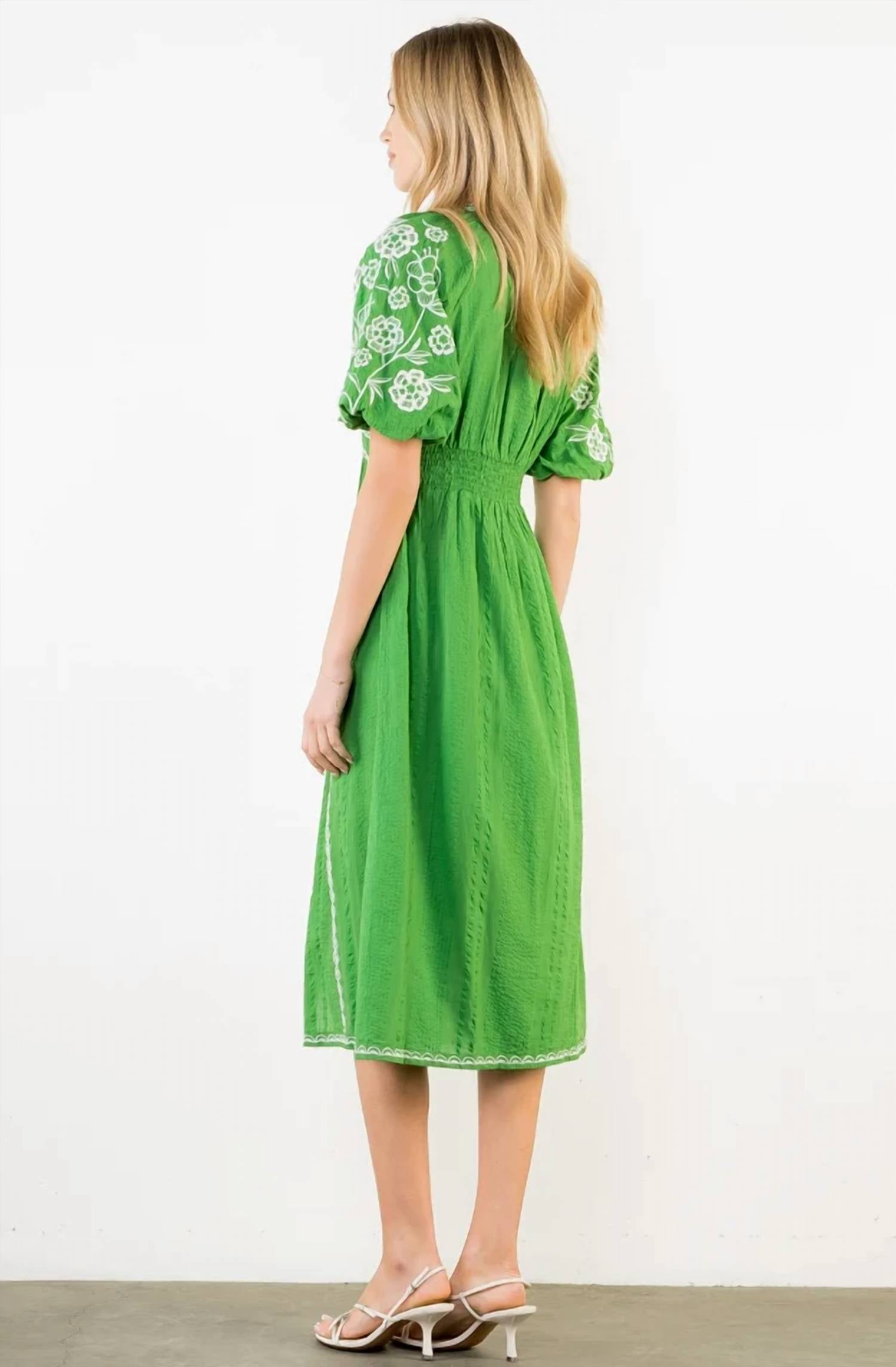 Thml - Women's Clover Bloom Midi Dress