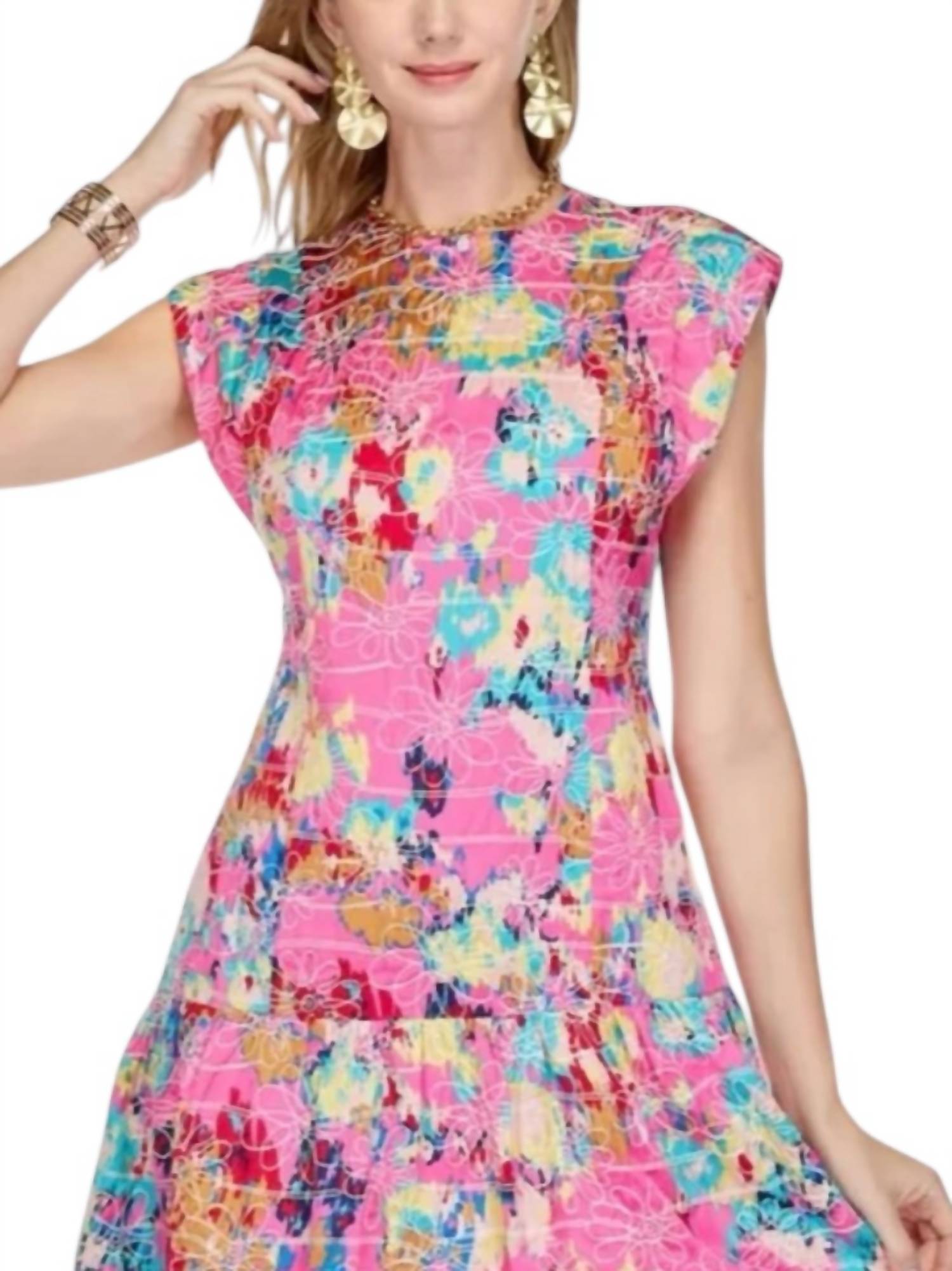 Jade - Karen Floral Breeze Dress