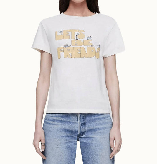 Re/Done - Classic Lets Be Friends Tee