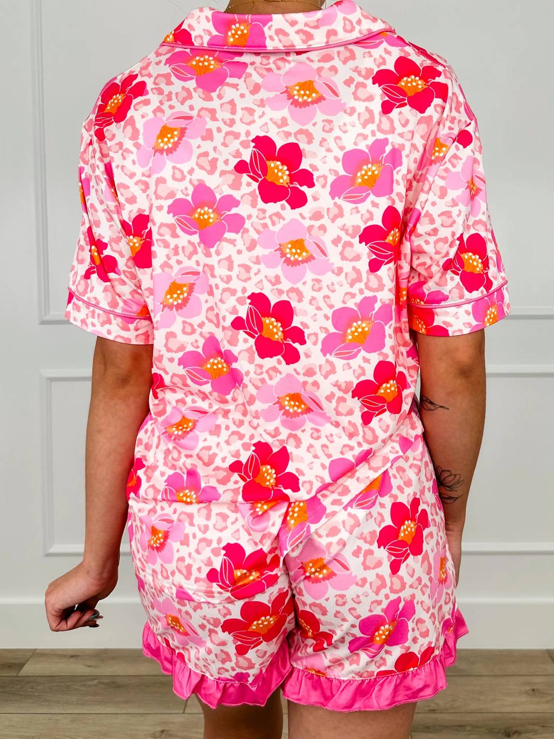 Jess Lea - The Floral Feline High-rise Pj Set