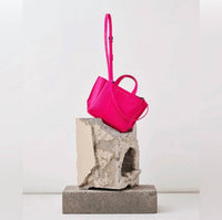 Ampersand As Apostrophe - Women's Micro Tote Leather Bag