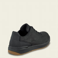 Worx Men's Nitro Work Steel Toe Low-top Safety Leather Shoes in black - men's sneaker - detail view