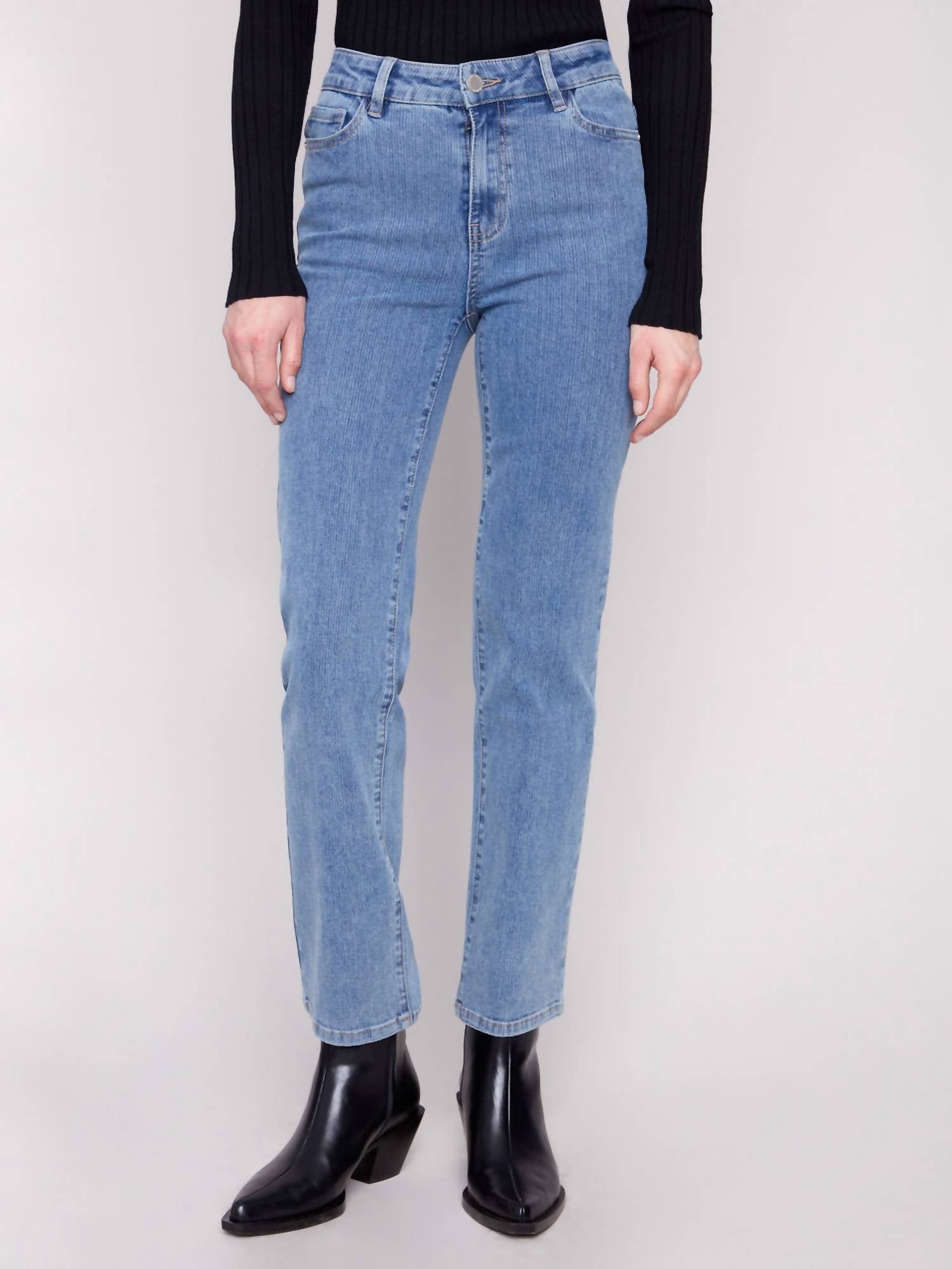 Charlie B - Corduroy Straight Leg Pants