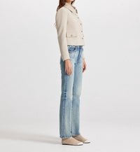 Theo The Label - Daphne Collar-Tab Military Jacket