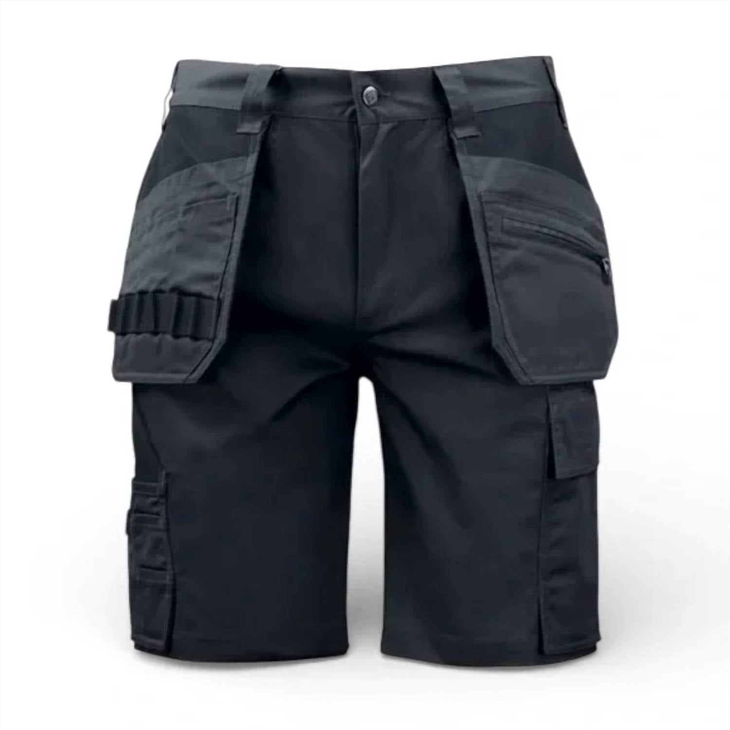 Projob Men's Holster Utility Work Shorts in black - men's shorts