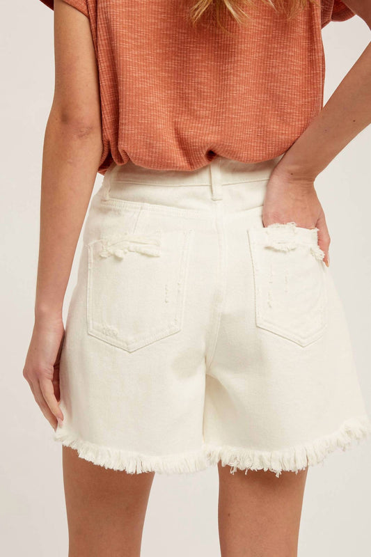 Bluivy - Relaxed Mid-Length Denim Shorts