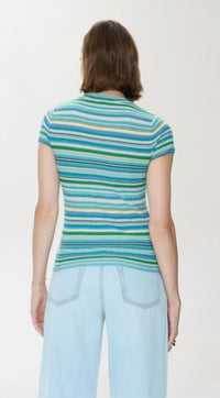 Pistola - Selene Short Sleeve Stripe Crew Tee