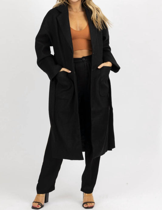 OVERSIZE BELTED TRENCH COAT