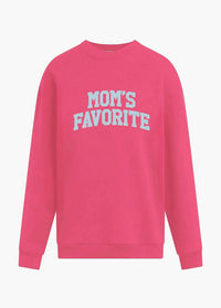 Favorite Daughter Mom's Favorite Sweatshirt in beetroot purple - women's top - view 4