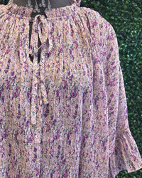 Hailey & Co - Women's Floral Half Sleeve Top