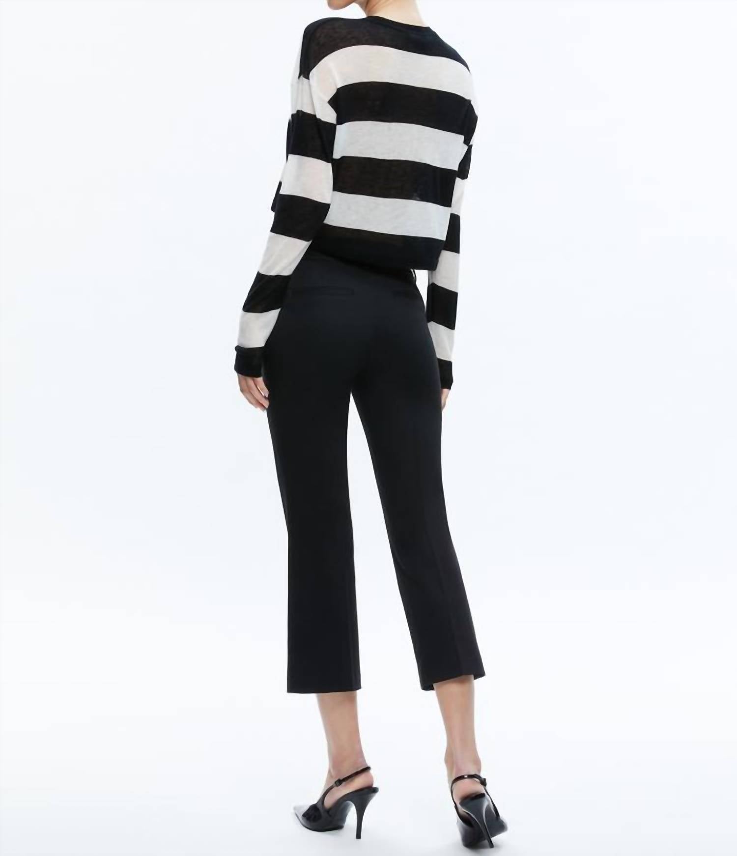Alice + Olivia - Sherrell Crew Neck Pullover Sweater