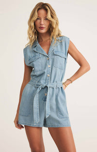 Z Supply - Dash Pockets Twill Romper