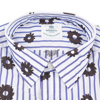 Luigi Borrelli Napoli - Men's Regular-fit Floral Cotton Shirt