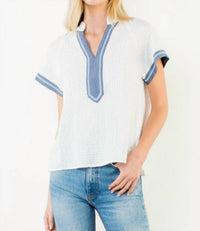 Thml - Short Sleeve Textured Top