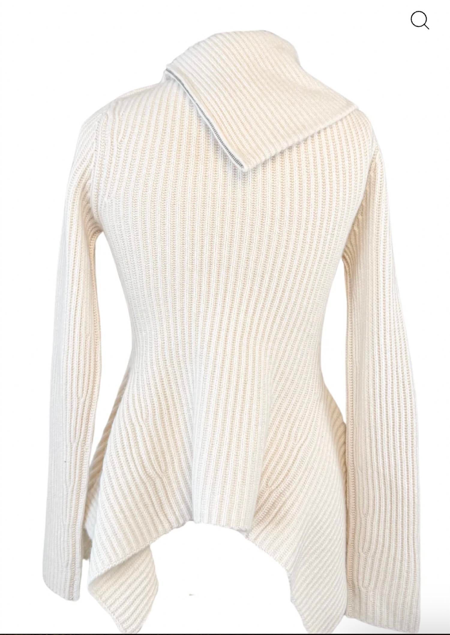 Jonathan Simkhai - Women's Keyara Foldover Peplum Sweater