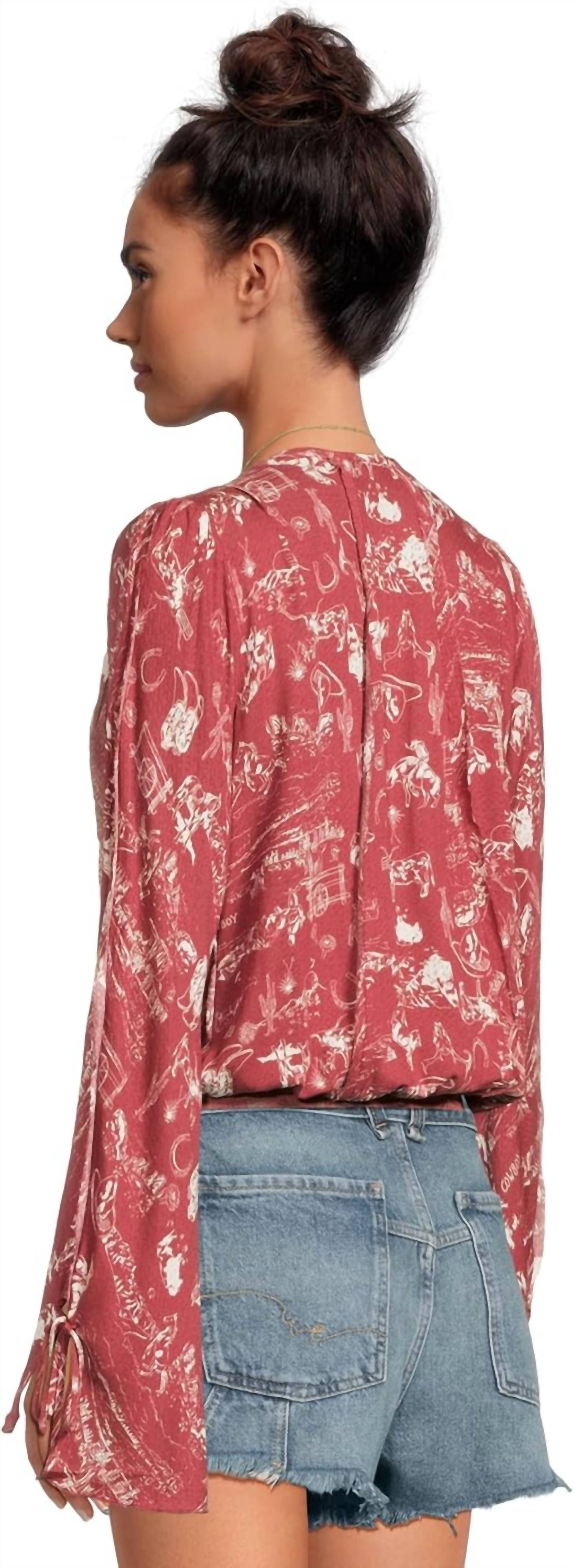 Free People - Everything's Rosy Bodysuit