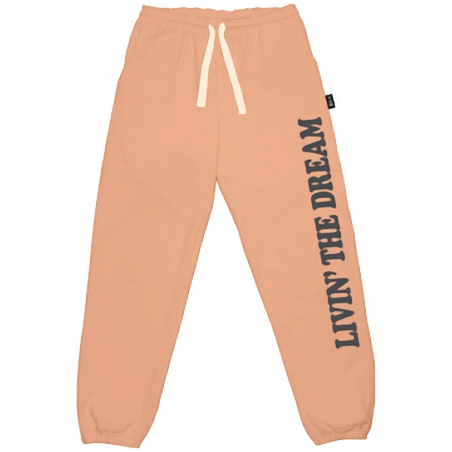 TINY WHALES Kids' Livin The Dream Sweatpants in coral - kids' joggers