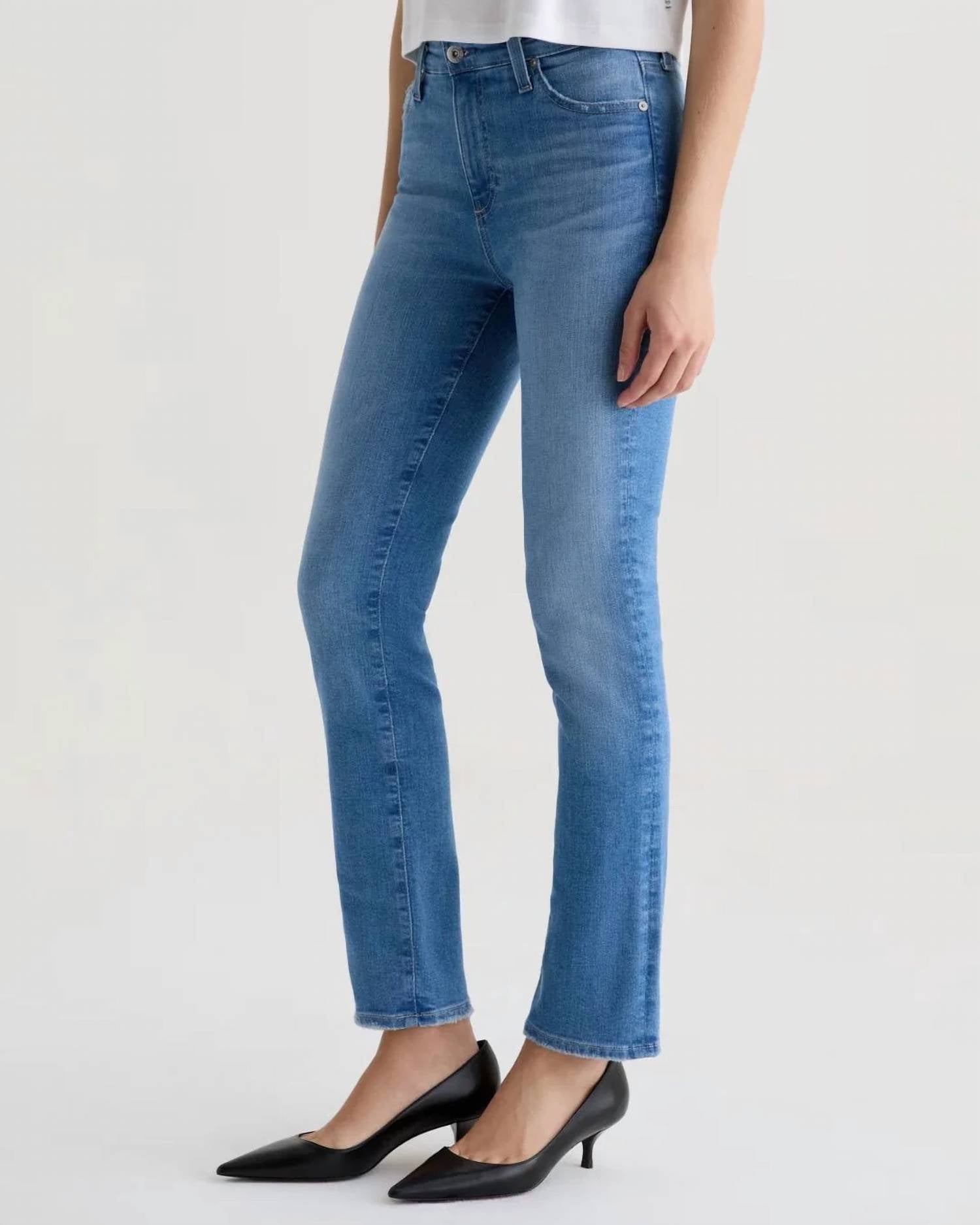 Ag Jeans - Mari Mid Rise Slim Straight Jeans
