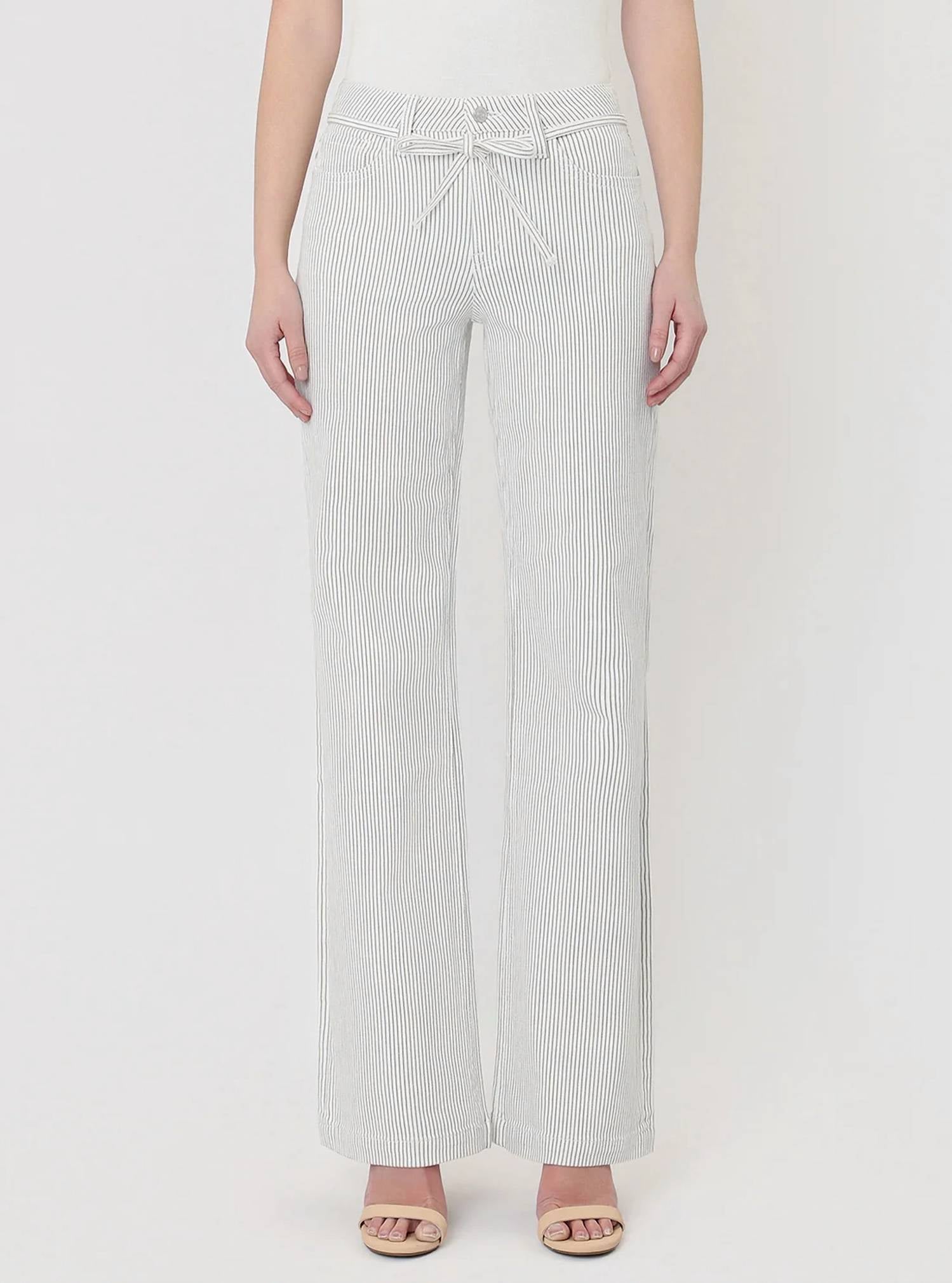 Lovervet - Tie Striped Vintage Flare Jeans