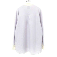 Barrie Striped Long Sleeve Overshirt in stripes chakra cruise niveous - women's shirt - view 4